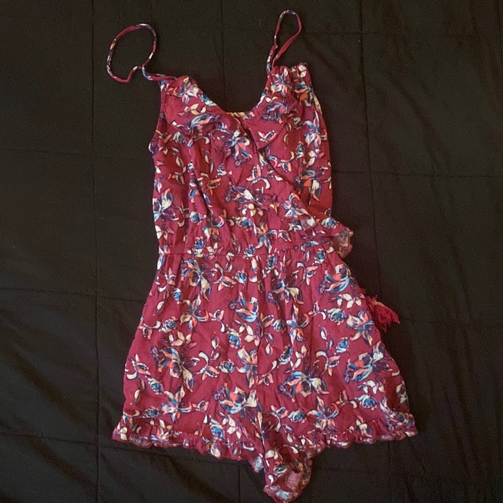 Floral Print Romper